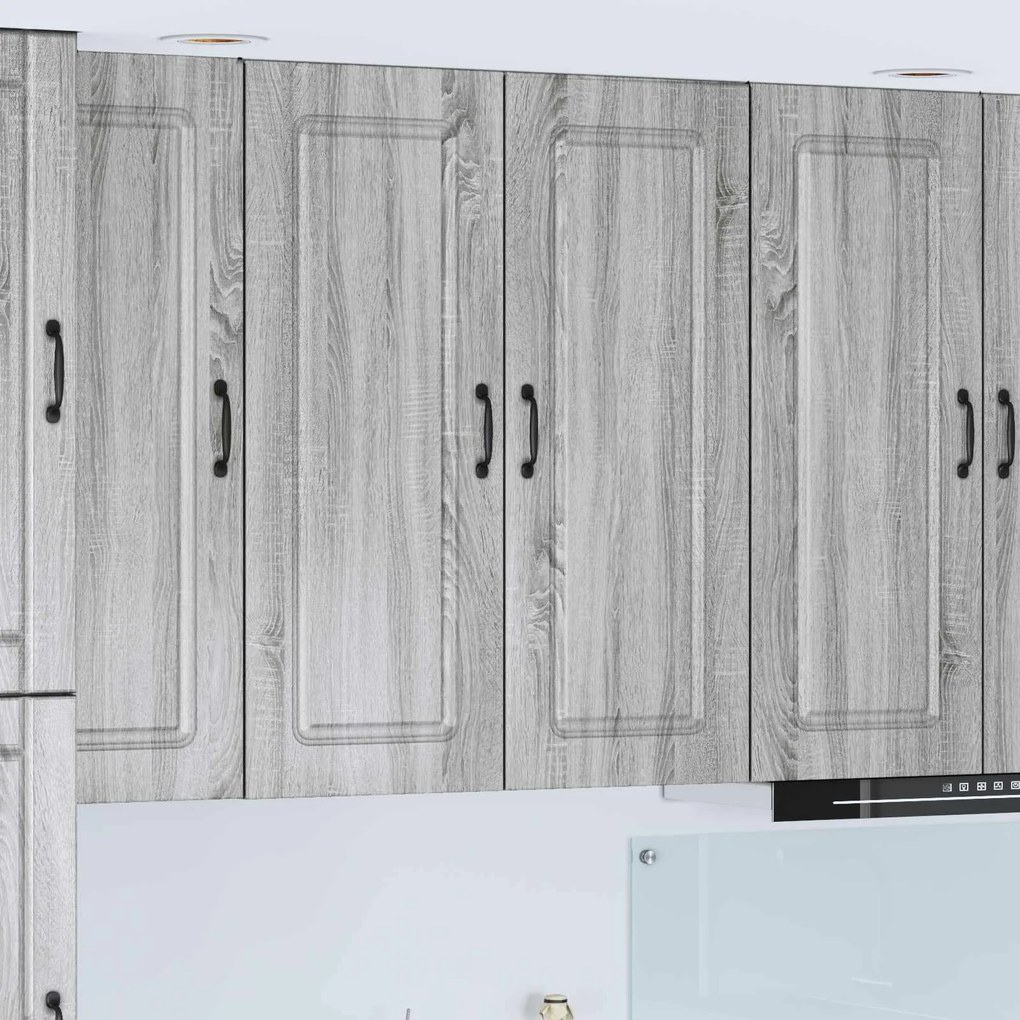 vidaXL Armário de Cozinha Kalmar Cinza Sonoma 80 x 31 x 100 cm