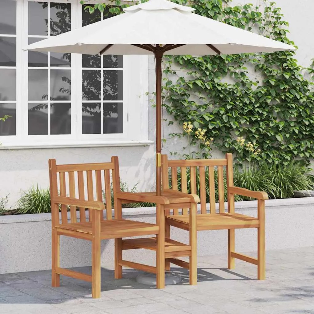 vidaXL Cadeiras para Exterior Castanho 152 x 63 x 89 cm