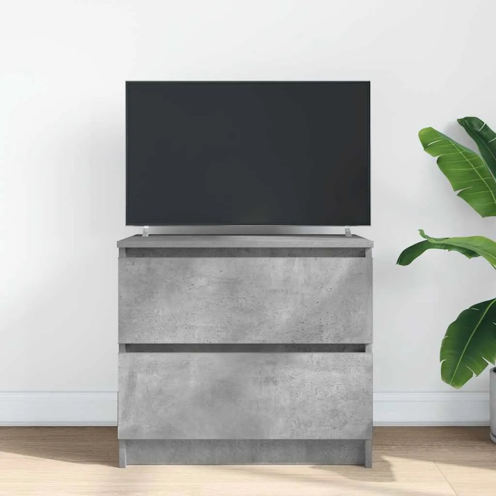 Móvel de TV 60x35x54 cm derivados de madeira cinzento cimento