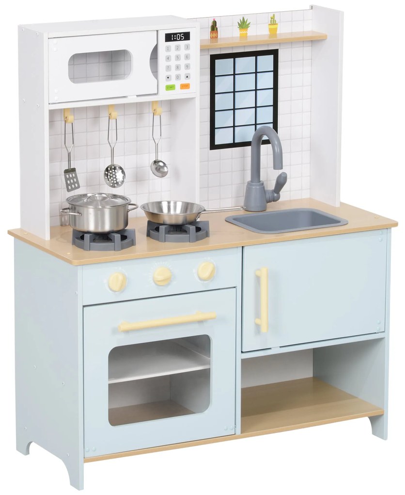 AIYAPLAY Cozinha de Madeira para Crianças acima de 3 Anos Cozinha de B
