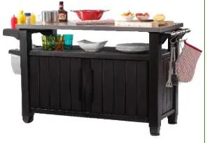 KETER 228891 BBQ whole steel top Unity