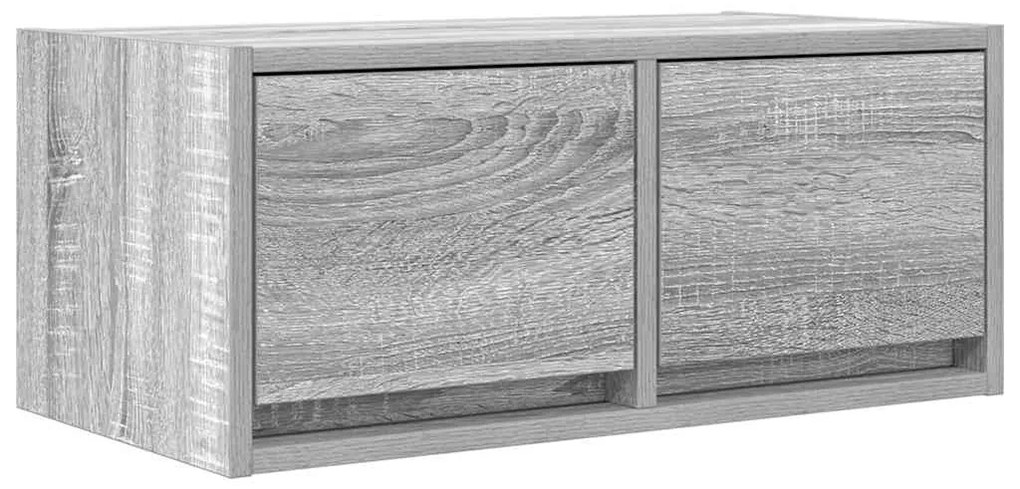 Móveis TV 2 pcs 60x31x25,5 cm derivados madeira cinzento sonoma