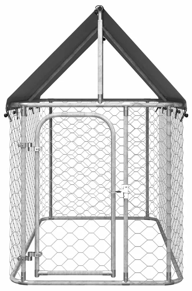 Canil de exterior com telhado 200x100x150 cm