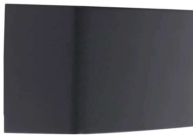 Candeeiro de parede exterior moderno grafite 14,3 cm IP44 - Latina Moderno