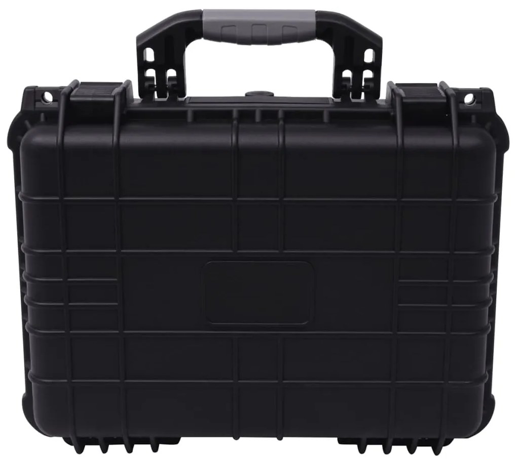 Caixa de equipamento protetora 40,6x33x17,4 cm preto