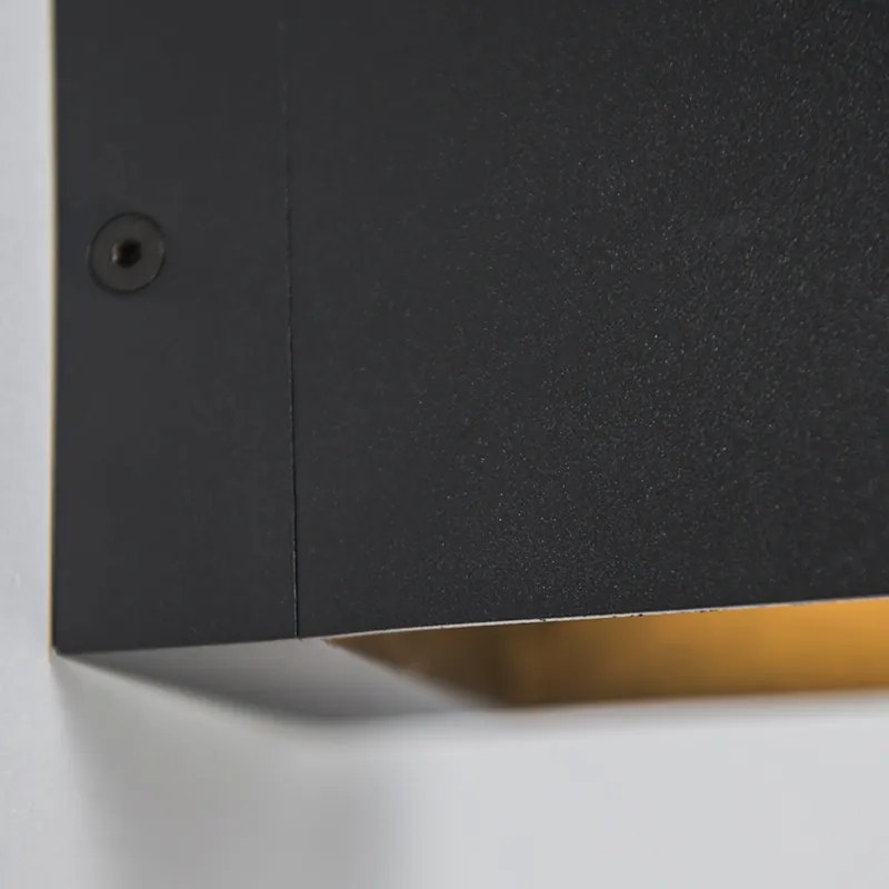 Conjunto de 2 Apliques de Parede Modernos pretos - Transfer