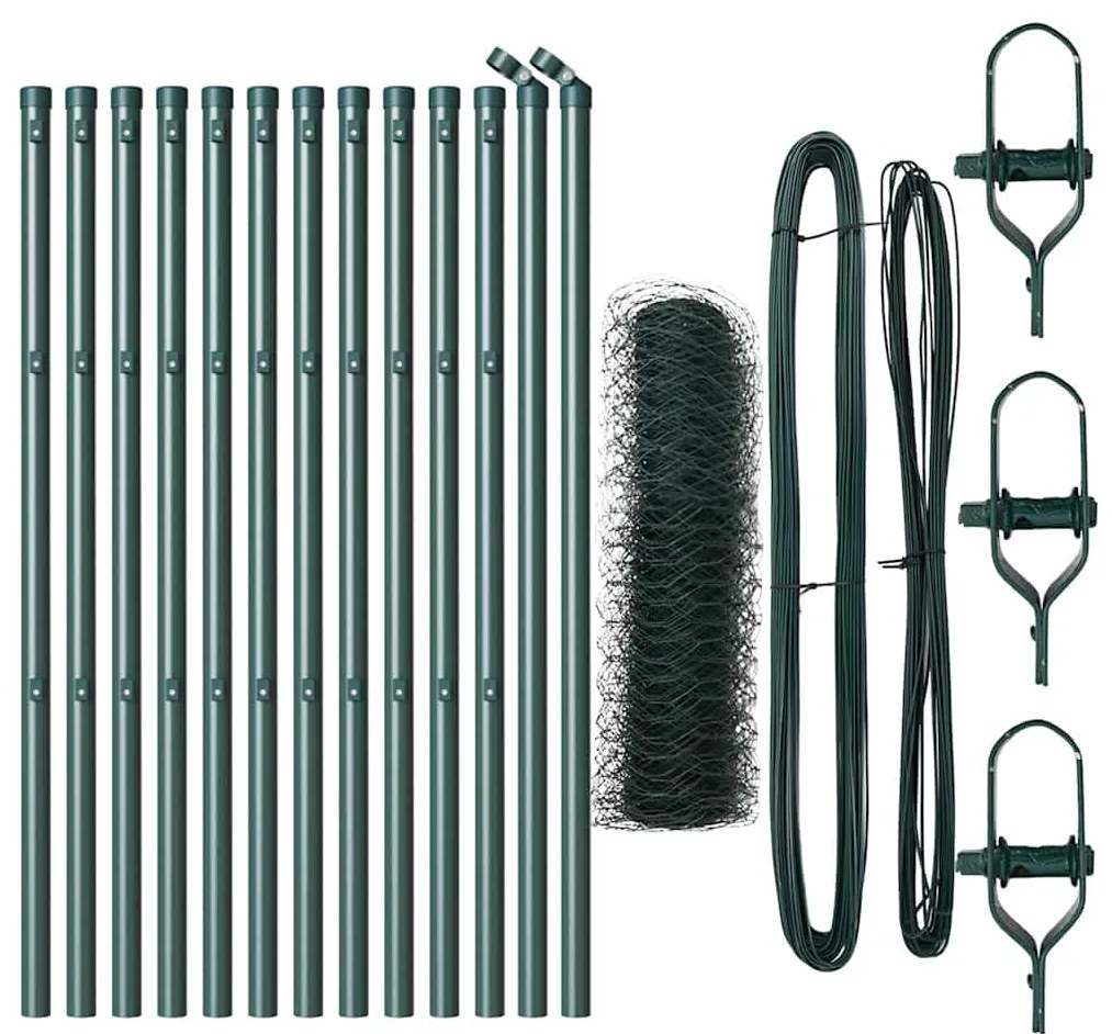 Conjunto de Cercas Conjunto de 2 Verde Floresta