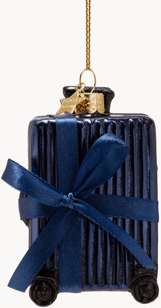 Ornamento de Natal artesanal Suitcase