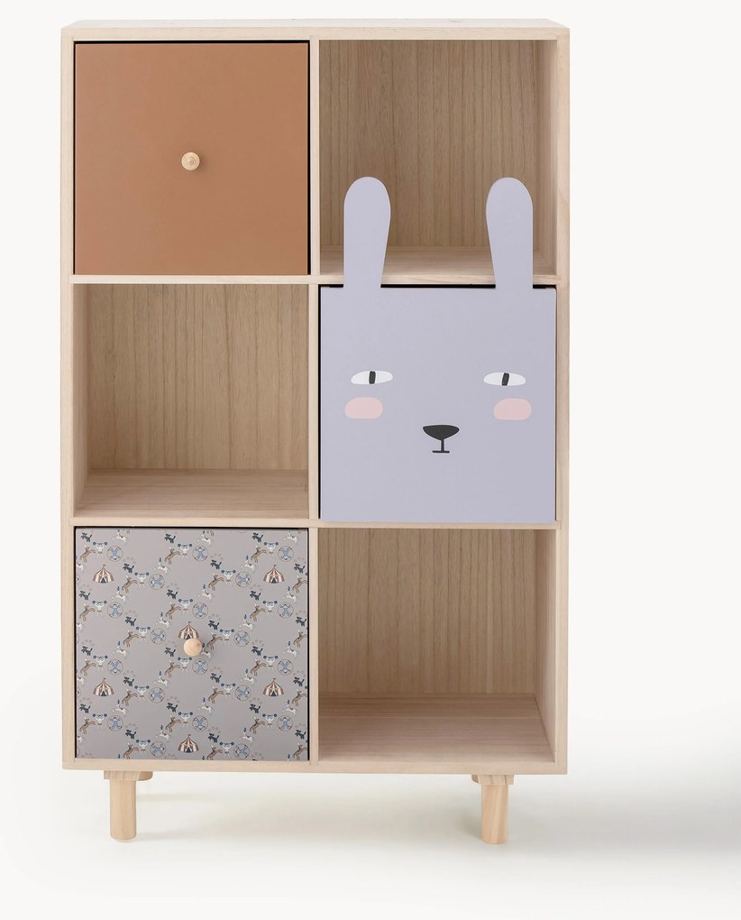 Estante para crianças com gavetas Calle