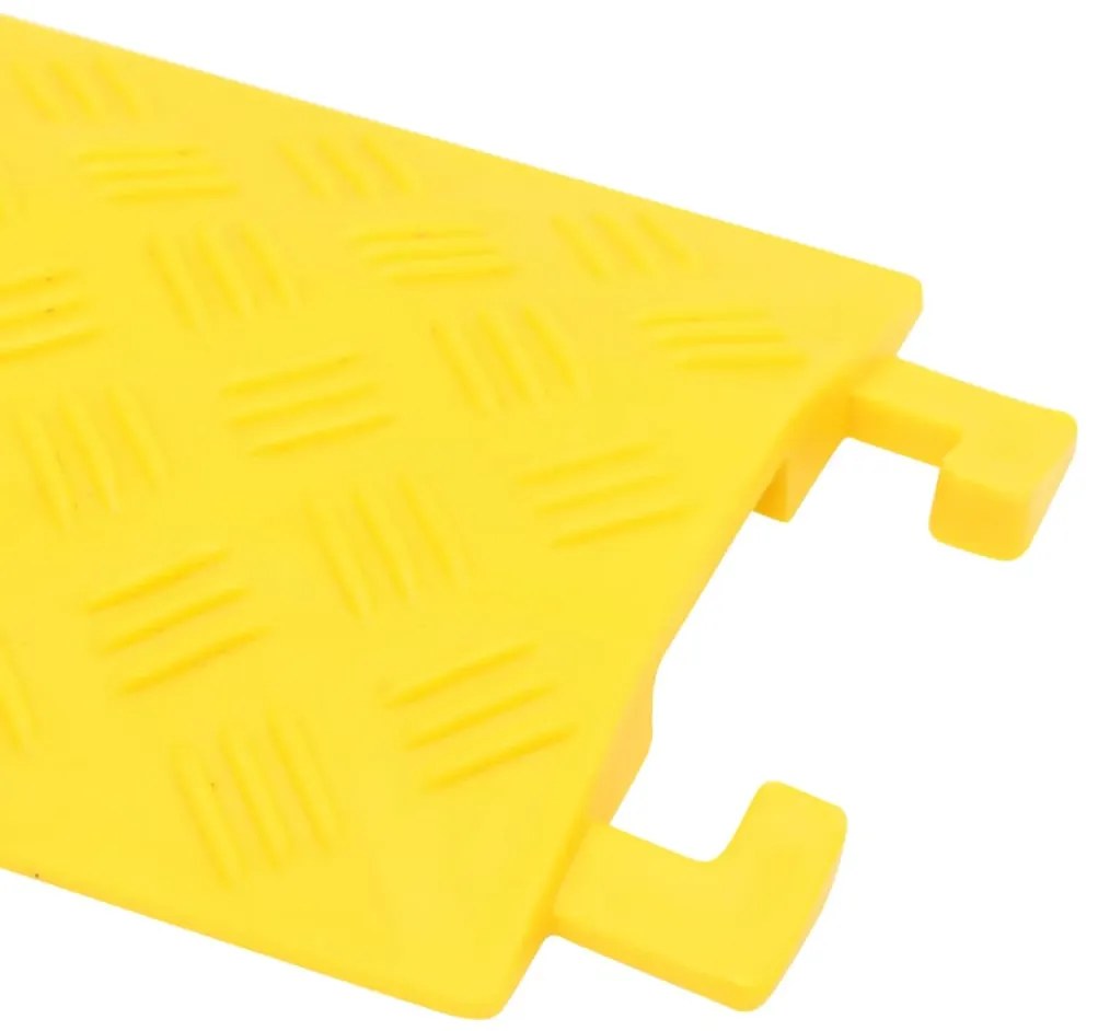 Rampa protetora de cabos 4 pcs 98,5 cm amarelo