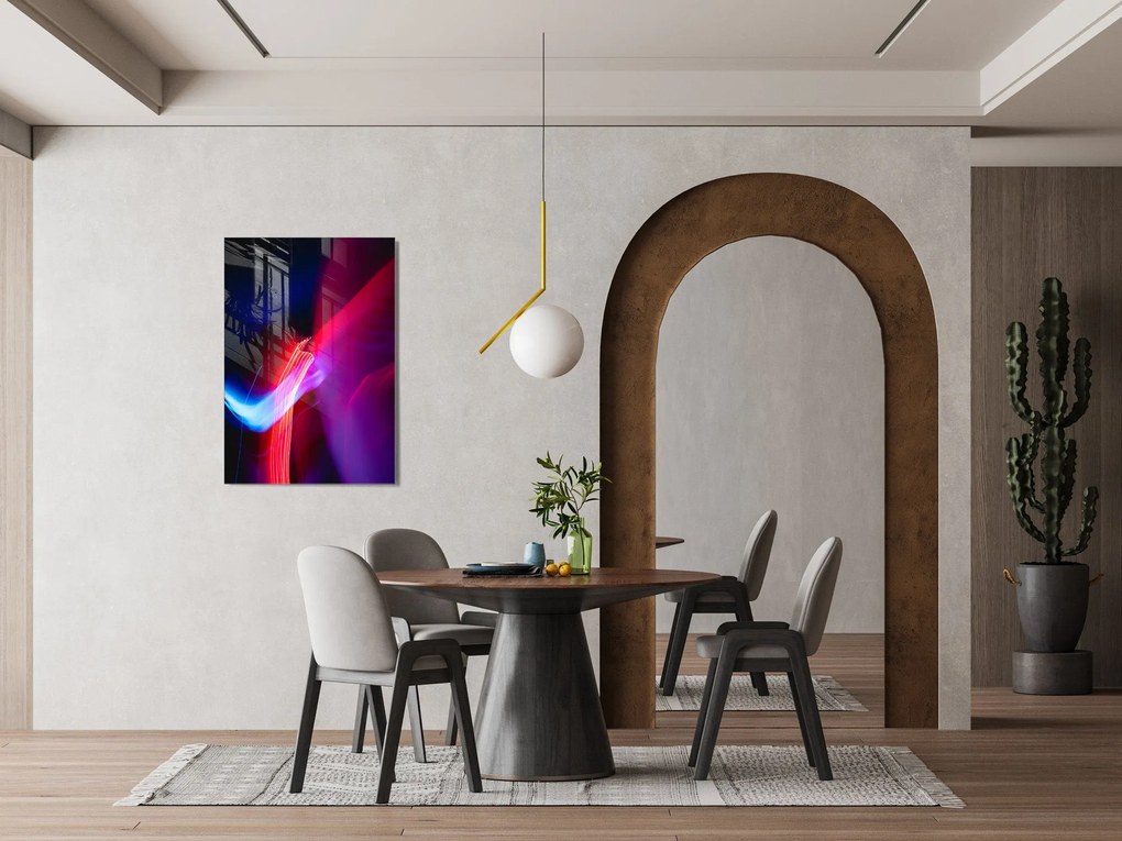 Pintura Decorativa em Vidro Temperado UV-011 – Multicolor – 70 x 100 c