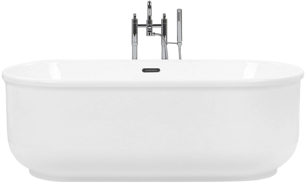 Banheira autónoma em acrílico branco 170 x 80 cm PINEL Beliani