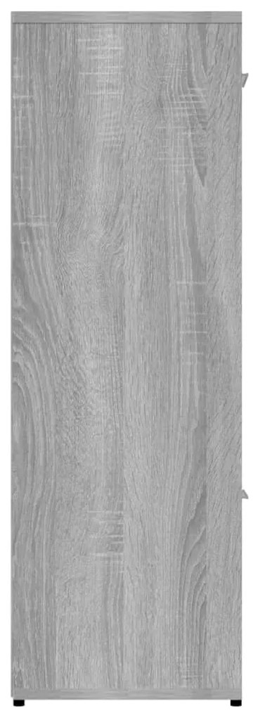 Estante 90x30x90 cm derivados de madeira cinzento sonoma