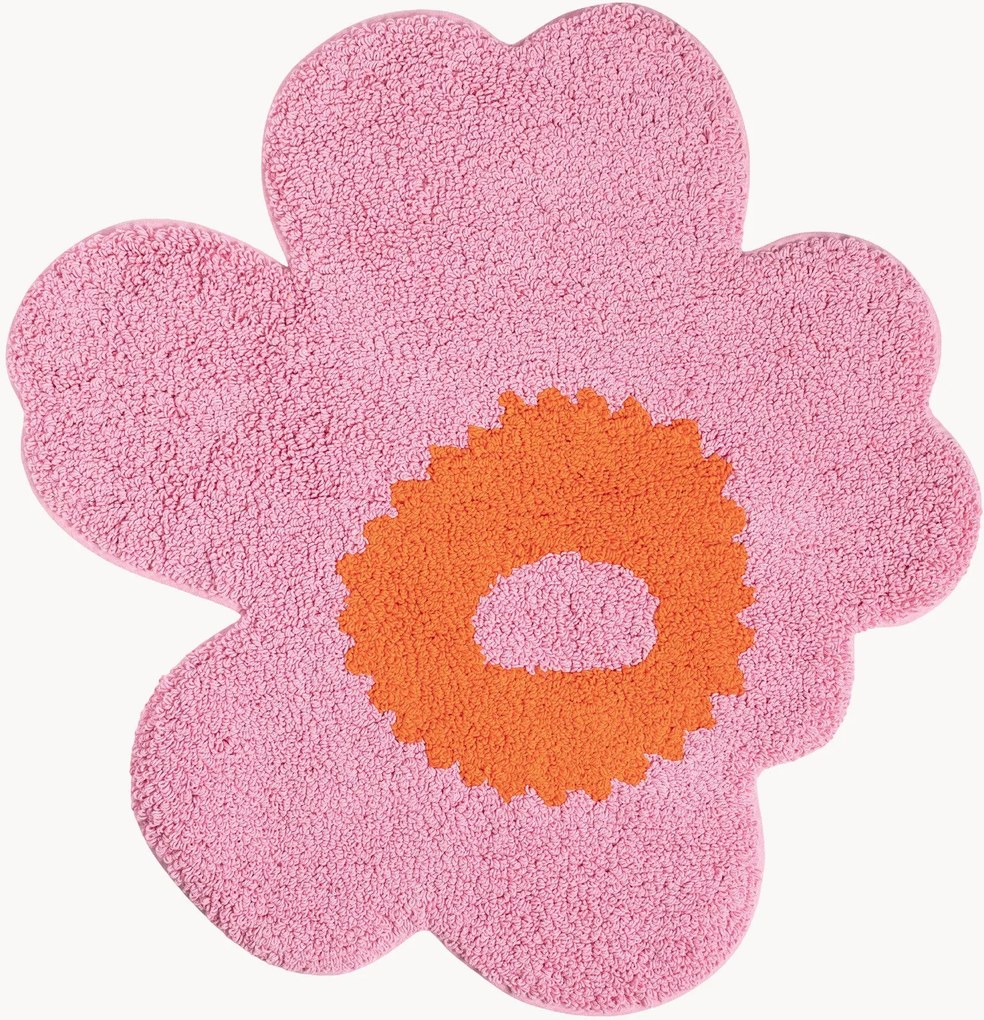 Tapete de casa de banho em algodão Unikko