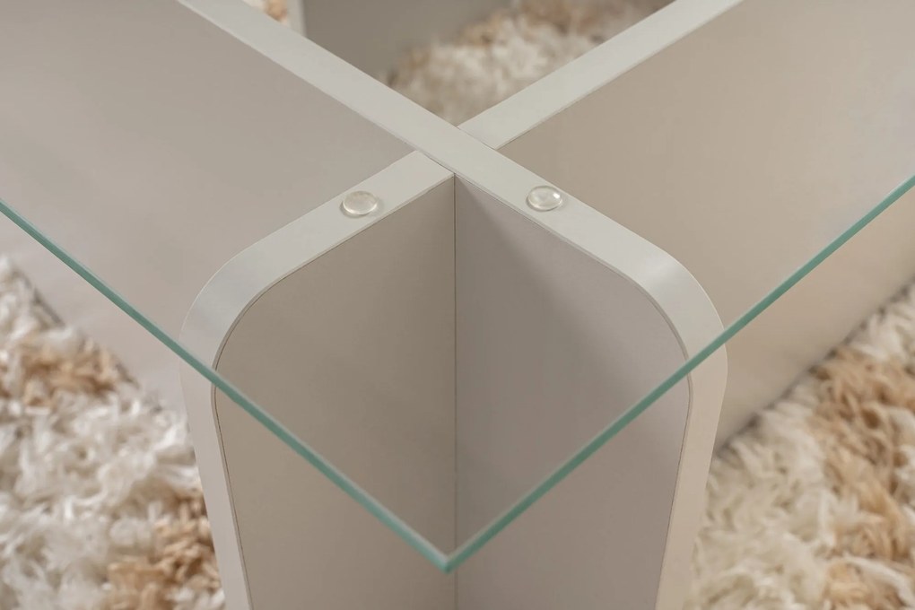 Mesa de Centro Flavio – Cinza – 105x30x65 cm