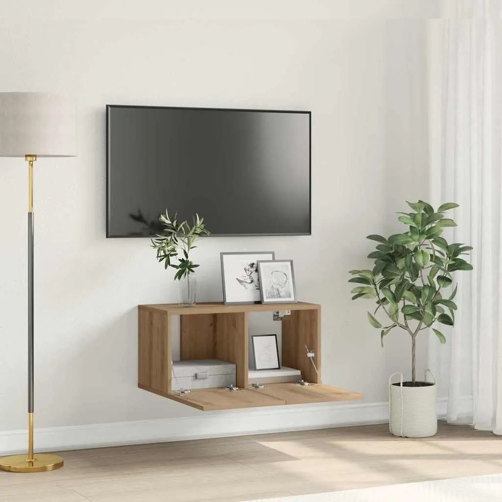 vidaXL Conjunto de Armário de TV Carvalho Artisan Madeira Derivada