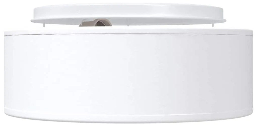 Luzes de Teto Embutidas Brancas Ø 30 cm Tecido E27