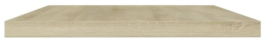 Prateleiras estante 4pcs 60x10x1,5cm contraplacado cor carvalho