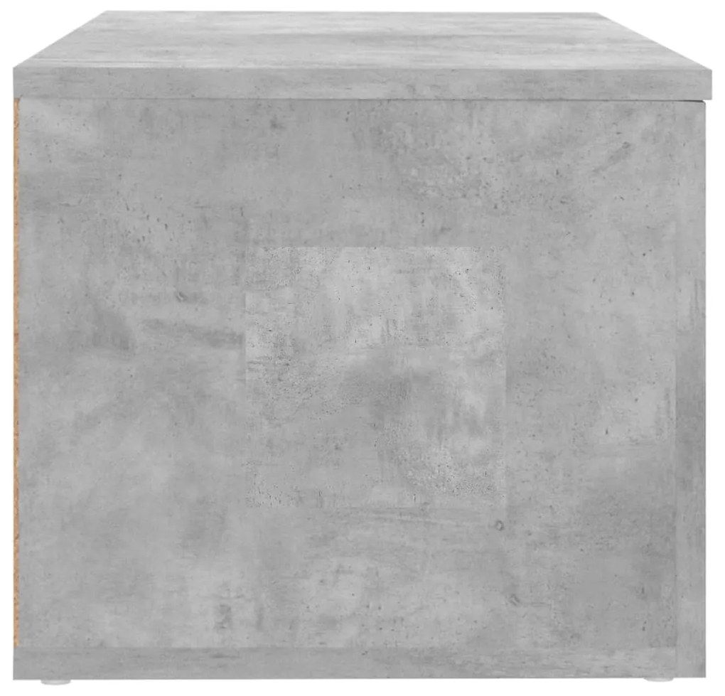 Móvel de TV 80x34x30 cm derivados de madeira cinzento cimento