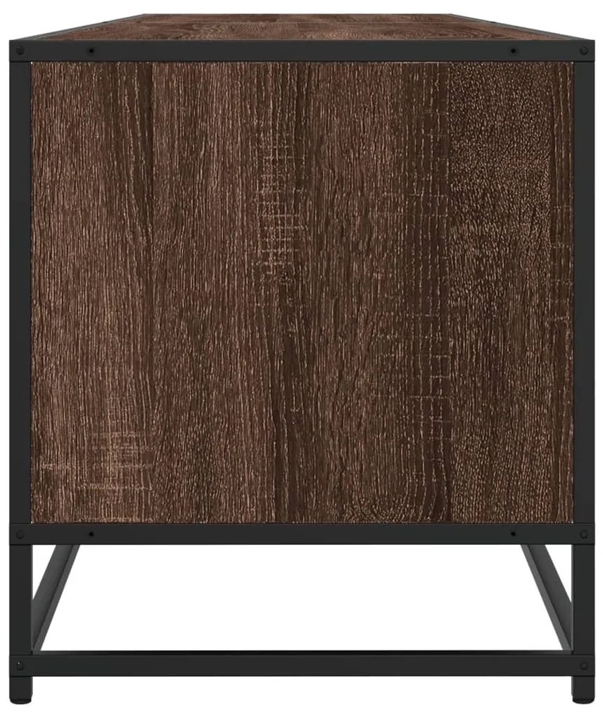 Móvel de TV 180x40x46 cm derivados de madeira carvalho castanho
