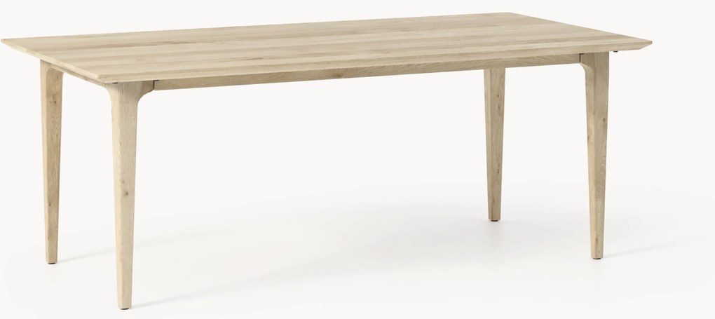 Mesa de jantar em madeira de carvalho Archie, vários tamanhos