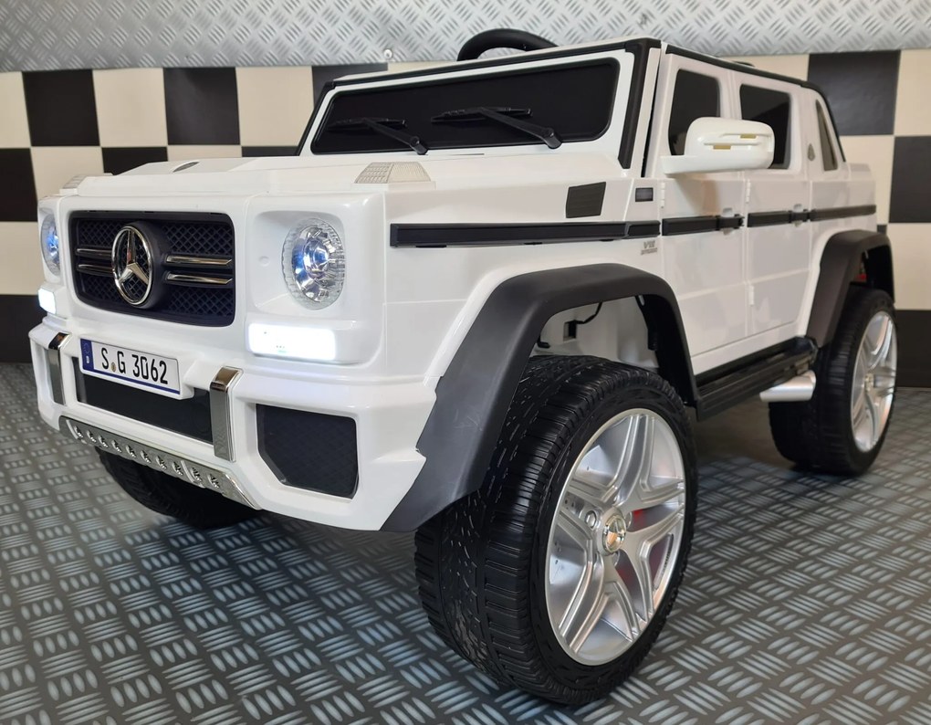 Mercedes Maybach G650 Carro eletrico infantil 12V Branco