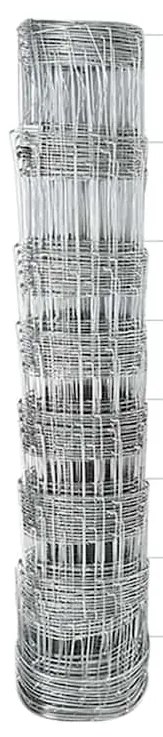 Postes de Cerca vidaXL 11 pcs U-Channel 80 cm Aço Galvanizado