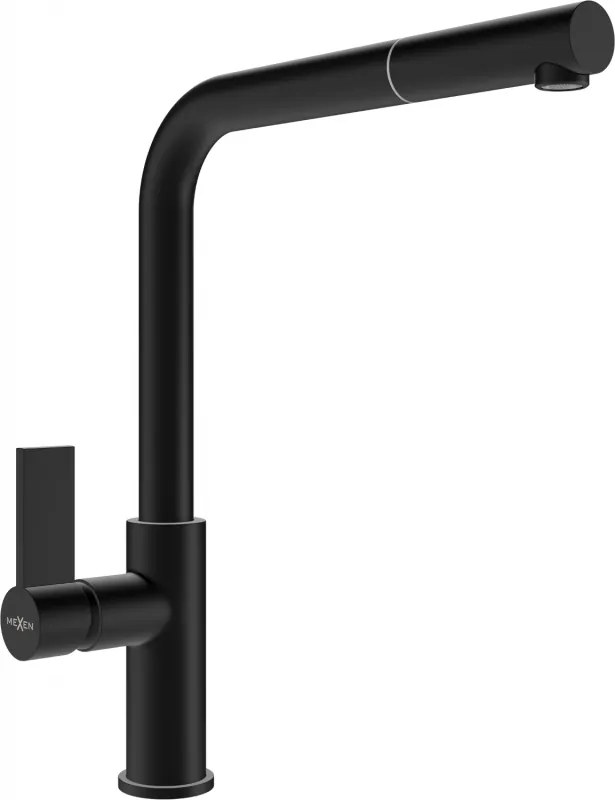 Mexen Flora misturadora de cozinha, preta - 670401-70