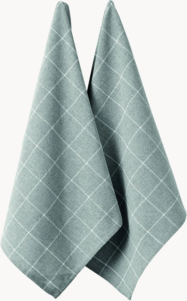 Panos de cozinha Eco Check, conjunto de 2