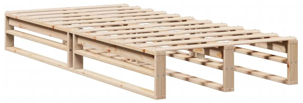Cama sem colchão 90x190 cm madeira de pinho maciça