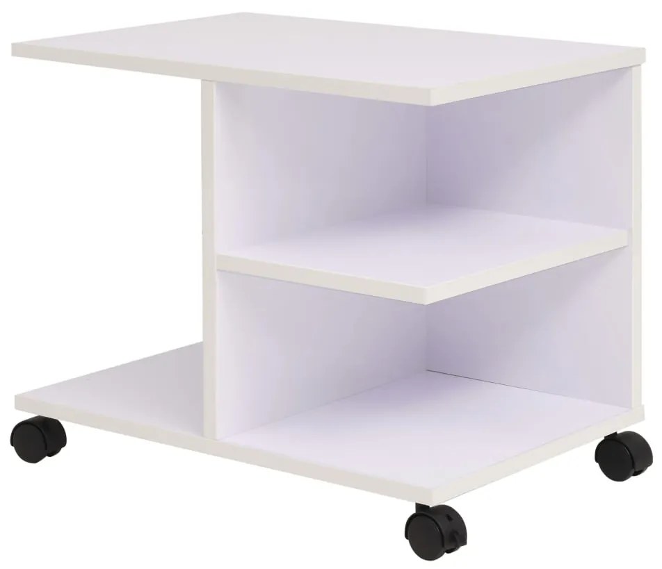 Estante com rodas 50x35x42 cm branco