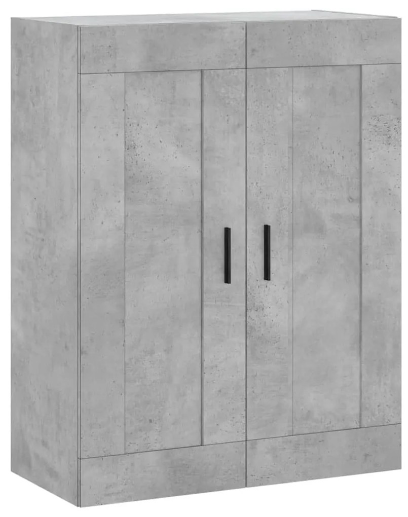 Armário alto 69,5x34x180 cm derivados de madeira cinza cimento