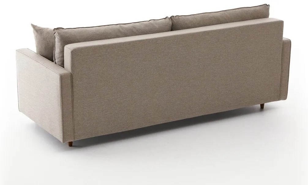 Sofá-cama de 3 Lugares Eva – Creme – 210 cm x 82 cm x 90 cm