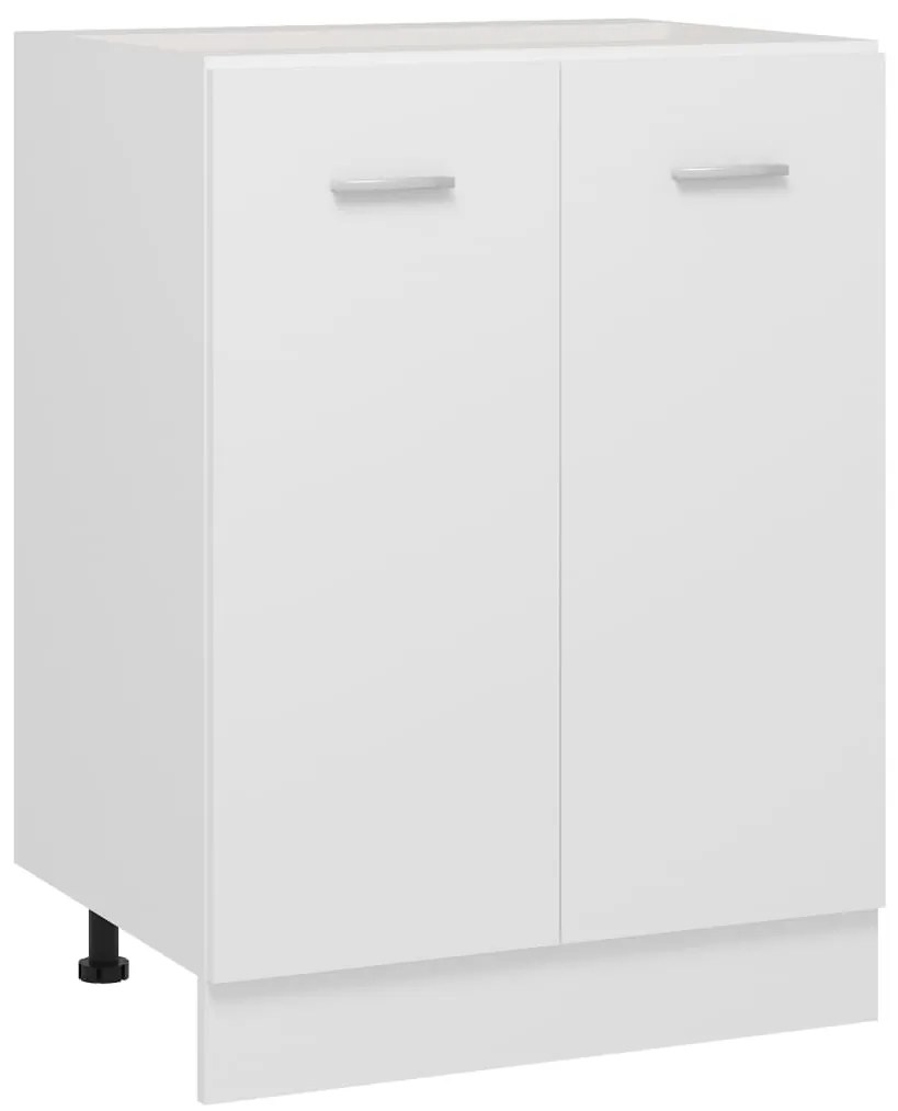 Armário inferior “Lyon” 60x46x81,5cm derivados madeira branco