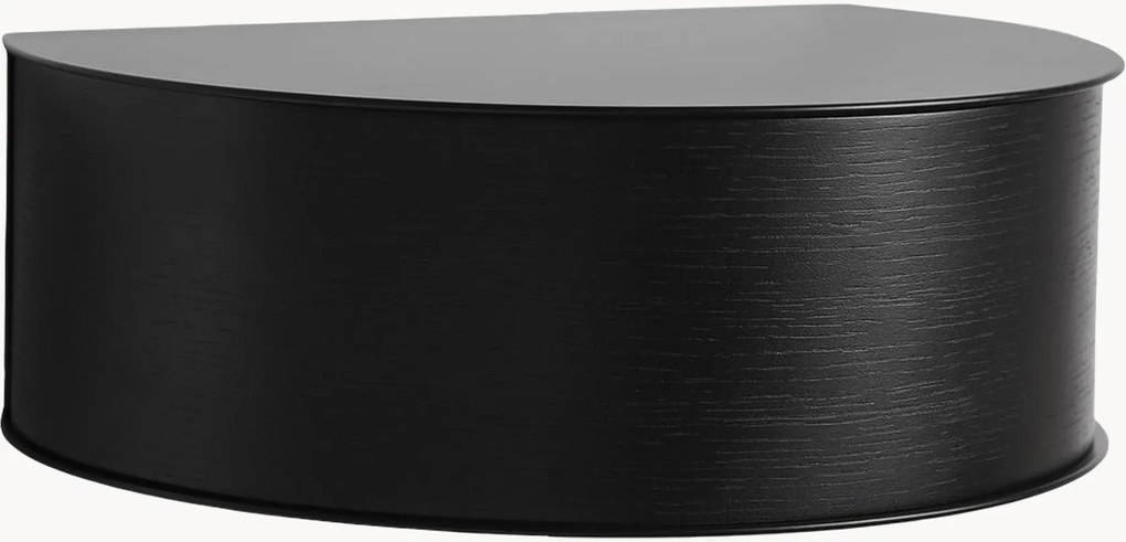 Mesas de cabeceira de parede em madeira com gaveta Wallie, conjunto de 2