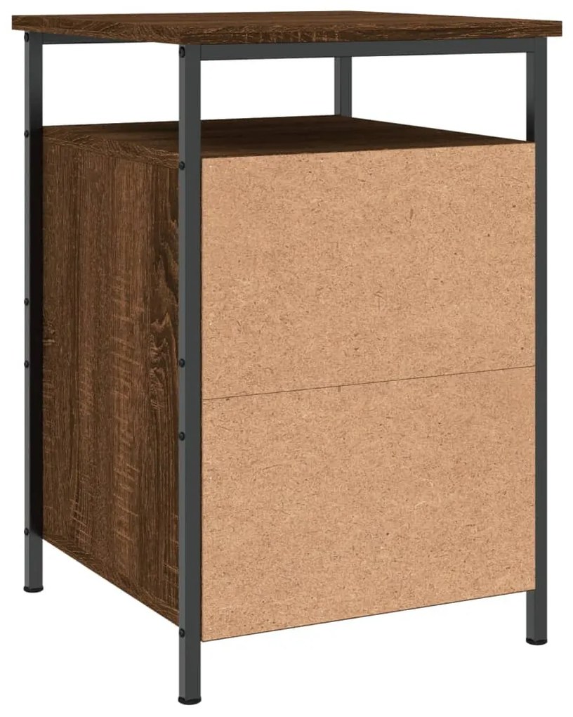 Mesas cabeceira 2pcs 40x42x60cm deriv.madeira carvalho castanho