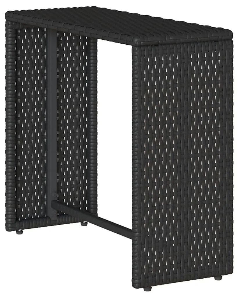 5 pcs conjunto sofás de jardim c/ almofadões empilhável vime PE