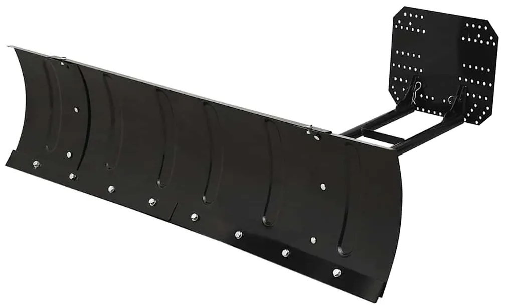 Limpa-neves para ATV 150x38 cm preto