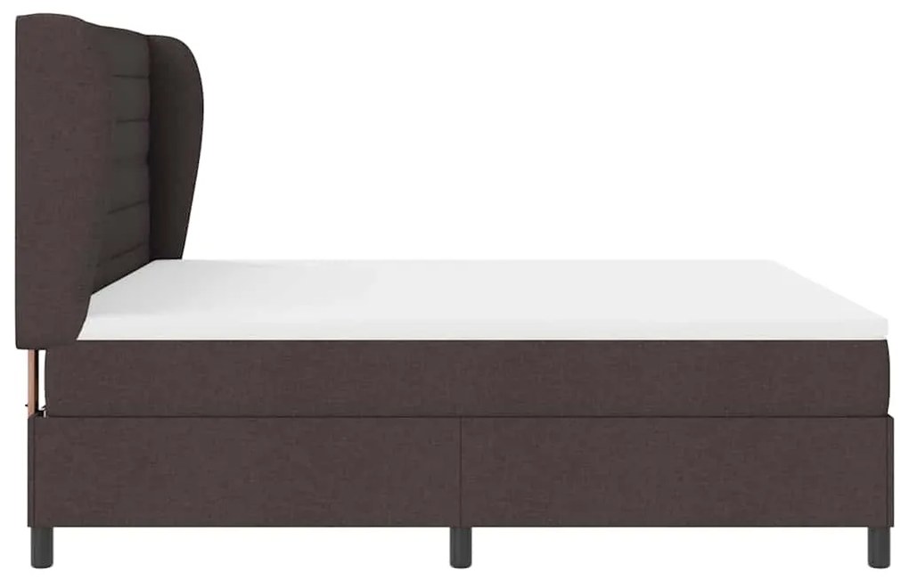 Cama Box com Colchão Castanho 180x200 cm - Tecido