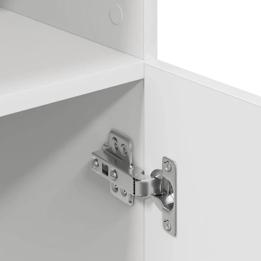 Armário de cozinha 57x41,5x131,5 cm derivados de madeira branco