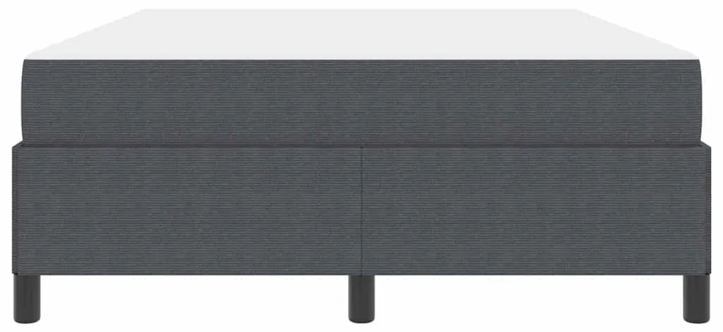 Estrutura da Cama Outros Cinzento escuro 140 x 190 cm