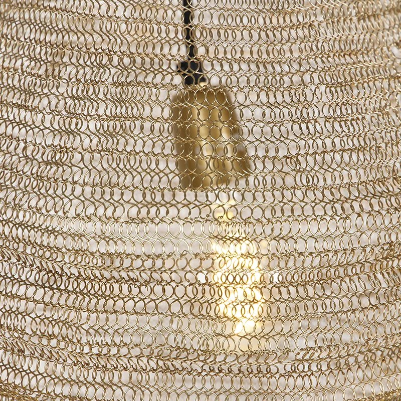 Candeeiro de suspensão oriental dourado - Nidum