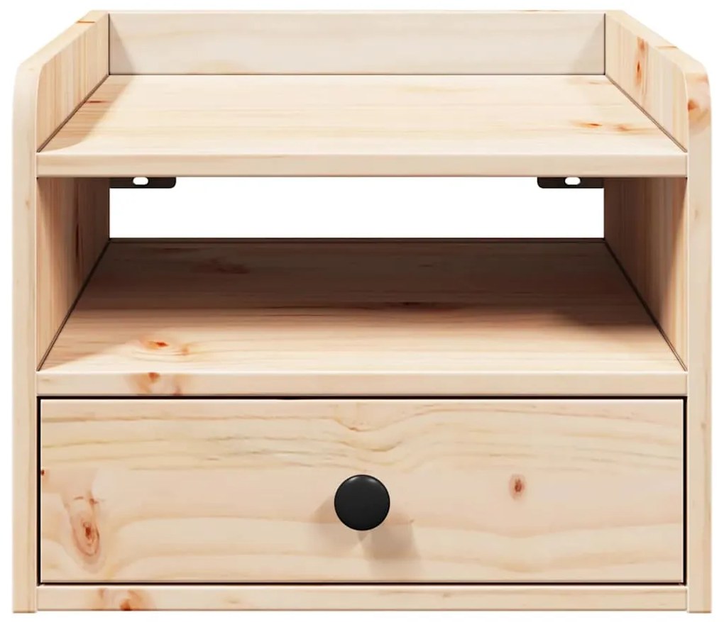 Mesa-de-cabeceira com gaveta Montado na parede Castanho 38 x 36 x 29,5