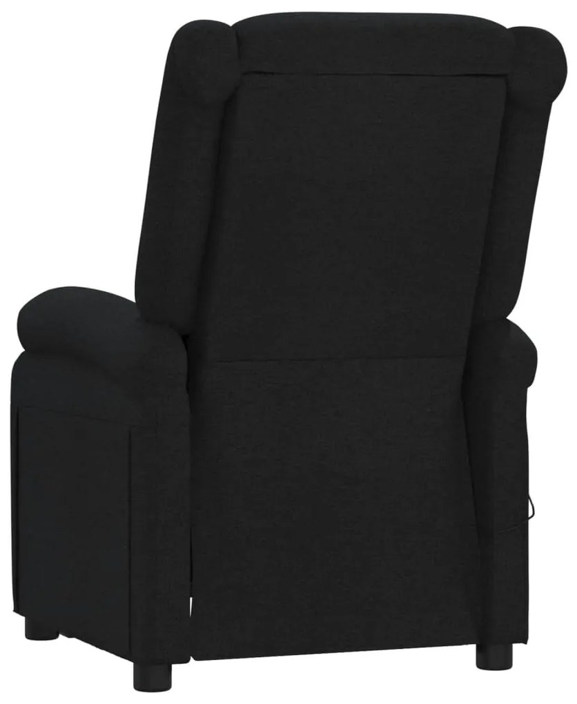 Poltrona elétrica reclinável tecido preto