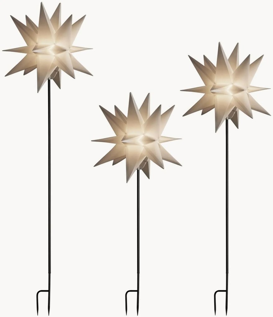 Iluminação LED para jardim LED Anton, conjunto de 3