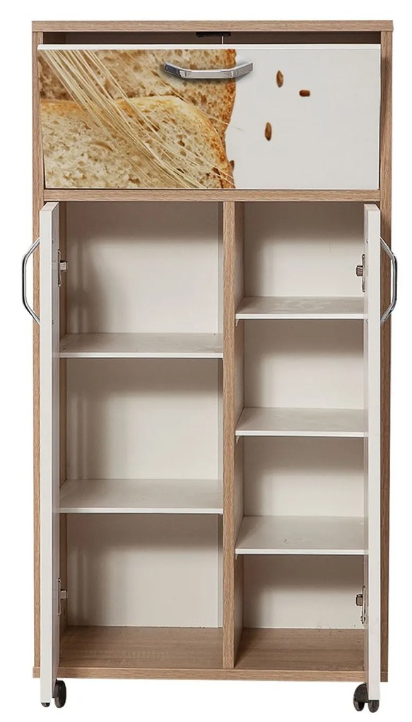 Armário Multiuso Kiler – Carvalho Sonoma – 60x116x36 cm