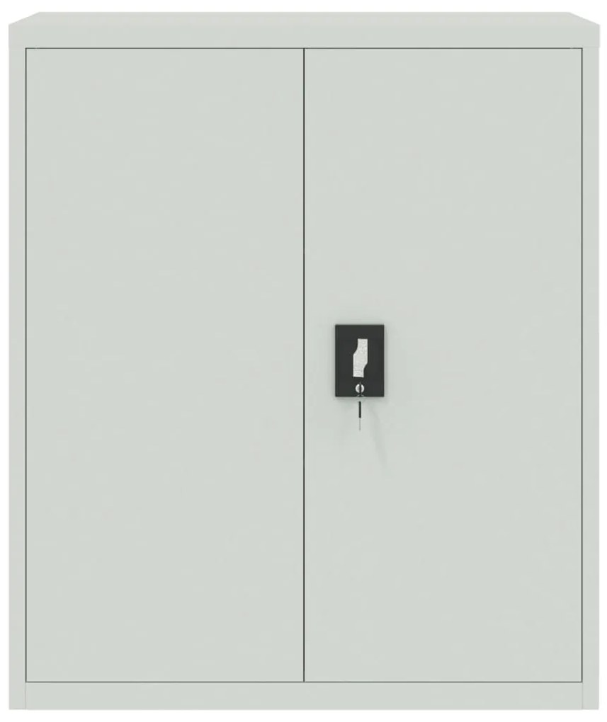 Arquivador 90x40x105 cm aço cinzento-claro