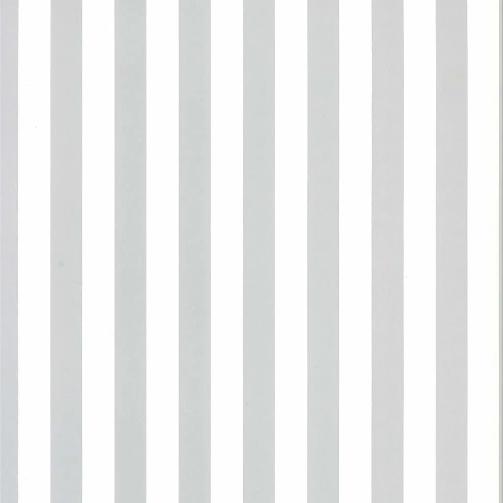 Wallpaper Fabulous World Stripes branco e cinzento-claro