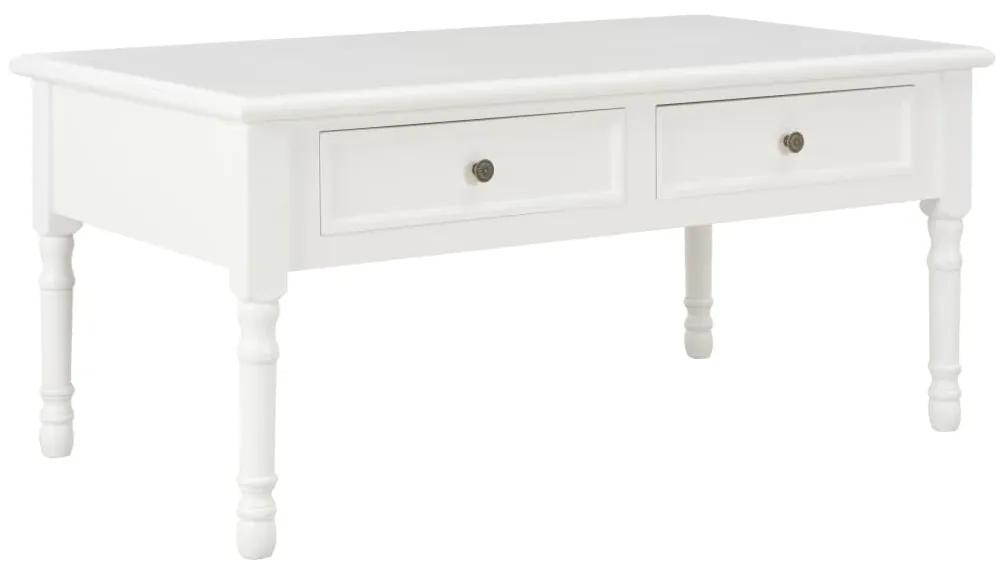 Mesa de centro 100x55x45 cm madeira branco