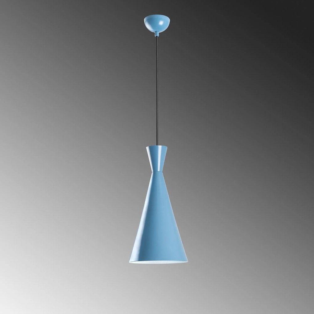 Candeeiro Tom - Azul Claro - Ø19 h:37 cm